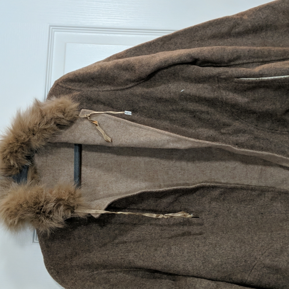 Brown wool coat